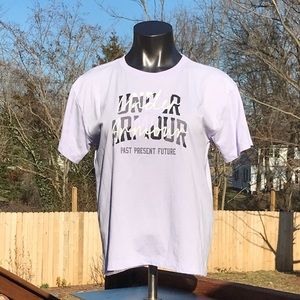 Under Armour Loose Shirt Pastel Mauve Purple Past Present Future Short Sleeve M